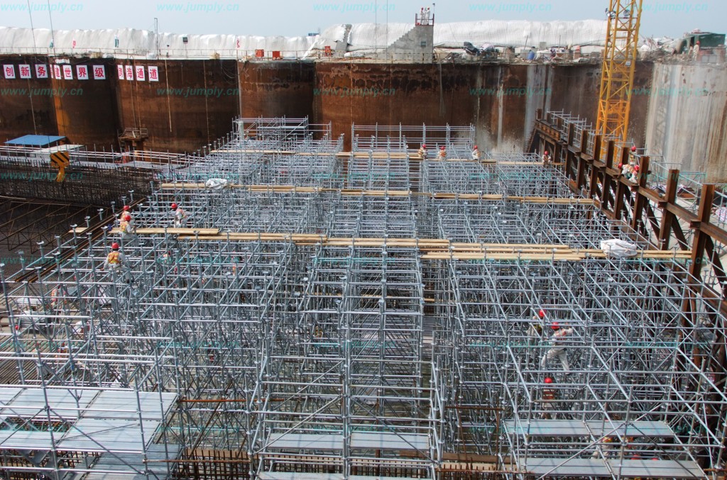 隨時(shí)隨地,效率—盤(pán)扣腳手架